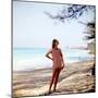 June 1956: Woman Modeling Beach Fashions in Cuba-Gordon Parks-Mounted Photographic Print