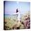 June 1956: Woman Modeling Beach Fashions in Cuba-Gordon Parks-Stretched Canvas