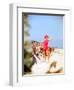 June 1956: Woman Modeling Beach Fashions in Cuba-Gordon Parks-Framed Photographic Print