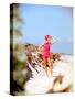 June 1956: Woman Modeling Beach Fashions in Cuba-Gordon Parks-Stretched Canvas