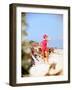 June 1956: Woman Modeling Beach Fashions in Cuba-Gordon Parks-Framed Photographic Print