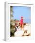 June 1956: Woman Modeling Beach Fashions in Cuba-Gordon Parks-Framed Photographic Print