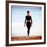 June 1956: Woman Modeling Beach Fashions in Cuba-Gordon Parks-Framed Photographic Print