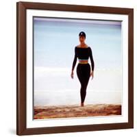 June 1956: Woman Modeling Beach Fashions in Cuba-Gordon Parks-Framed Photographic Print