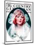 "June Bride," Country Gentleman Cover, June 7, 1924-J. Knowles Hare-Mounted Giclee Print