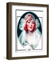 "June Bride,"June 7, 1924-J. Knowles Hare-Framed Giclee Print