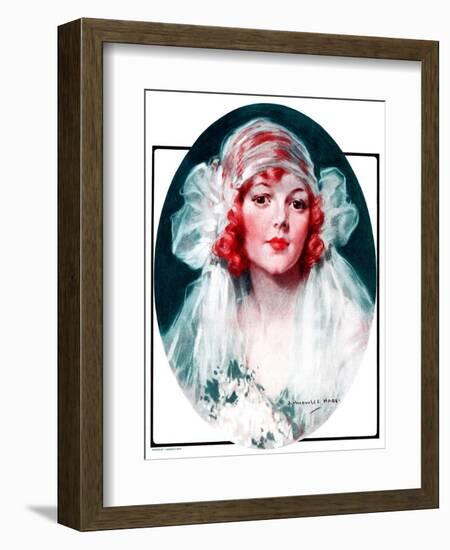 "June Bride,"June 7, 1924-J. Knowles Hare-Framed Giclee Print