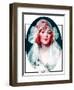 "June Bride,"June 7, 1924-J. Knowles Hare-Framed Giclee Print