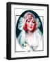 "June Bride,"June 7, 1924-J. Knowles Hare-Framed Giclee Print