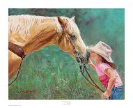 The First Kiss-June Dudley-Framed Art Print