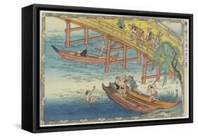 June, Early 18th Century-Hanabusa Itcho-Framed Stretched Canvas