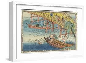 June, Early 18th Century-Hanabusa Itcho-Framed Giclee Print