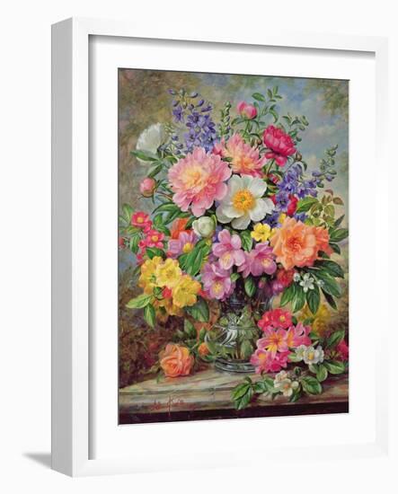 June Flowers in Radiance-Albert Williams-Framed Giclee Print