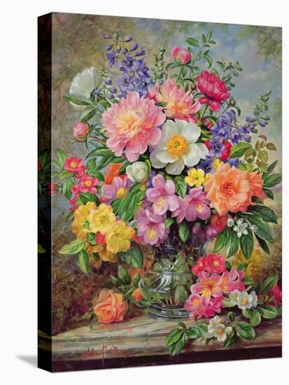 June Flowers in Radiance-Albert Williams-Stretched Canvas