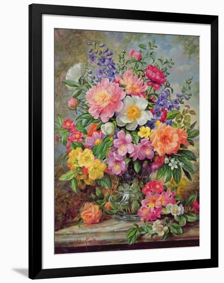 June Flowers in Radiance-Albert Williams-Framed Giclee Print