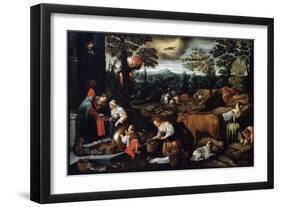 June' (From the Series 'The Seasons), Late 16th or Early 17th Century-Leandro Bassano-Framed Giclee Print