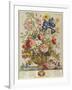 June, from 'Twelve Months of Flowers' by Robert Furber (C.1674-1756) Engraved by Henry Fletcher-Pieter Casteels-Framed Giclee Print