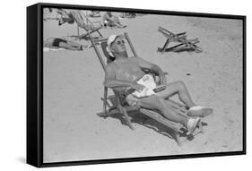 June in January, Miami Beach, Florida, 1939-Marion Post Wolcott-Framed Stretched Canvas