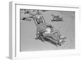 June in January, Miami Beach, Florida, 1939-Marion Post Wolcott-Framed Photographic Print