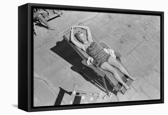June in January, Miami Beach, Florida, 1939-Marion Post Wolcott-Framed Stretched Canvas
