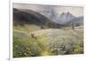 June in the Austrian Tyrol-John MacWhirter-Framed Giclee Print