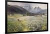 June in the Austrian Tyrol-John MacWhirter-Framed Giclee Print