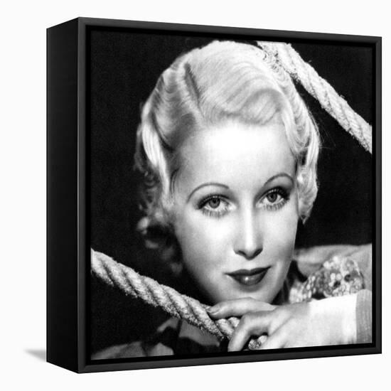 June Lang, American Actress, 1934-1935-null-Framed Stretched Canvas