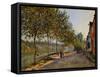 June Morning, 1884-Alfred Sisley-Framed Stretched Canvas