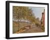 June Morning in Saint-Mammes, 1884-Alfred Sisley-Framed Giclee Print