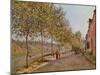 June Morning in Saint-Mammes, 1884-Alfred Sisley-Mounted Giclee Print