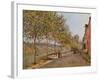 June Morning in Saint-Mammes, 1884-Alfred Sisley-Framed Giclee Print