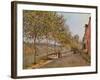 June Morning in Saint-Mammes, 1884-Alfred Sisley-Framed Giclee Print