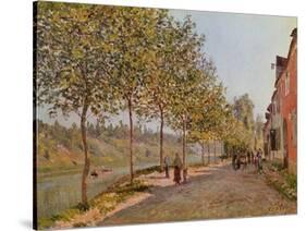 June Morning in Saint-Mammes, 1884-Alfred Sisley-Stretched Canvas