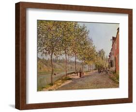 June Morning in Saint-Mammes, 1884-Alfred Sisley-Framed Giclee Print