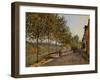 June Morning in Saint-Mammès, 1884-Alfred Sisley-Framed Giclee Print