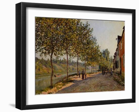 June Morning in Saint-Mammès, 1884-Alfred Sisley-Framed Giclee Print