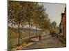 June Morning in Saint-Mammès, 1884-Alfred Sisley-Mounted Giclee Print