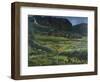 June night and old western Norway yard-Nikolai Astrup-Framed Giclee Print