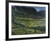 June night and old western Norway yard-Nikolai Astrup-Framed Giclee Print