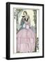 June Roses, Couple in Arbor-Found Image Press-Framed Giclee Print