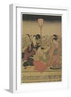 June (Summer Party on the Kamo River), Early 1800s-Utagawa Toyohiro-Framed Giclee Print