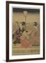 June (Summer Party on the Kamo River), Early 1800s-Utagawa Toyohiro-Framed Giclee Print