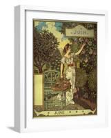 June-Eugene Grasset-Framed Giclee Print