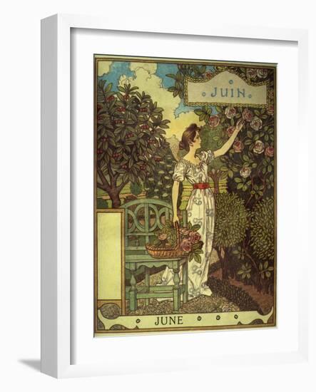 June-Eugene Grasset-Framed Giclee Print