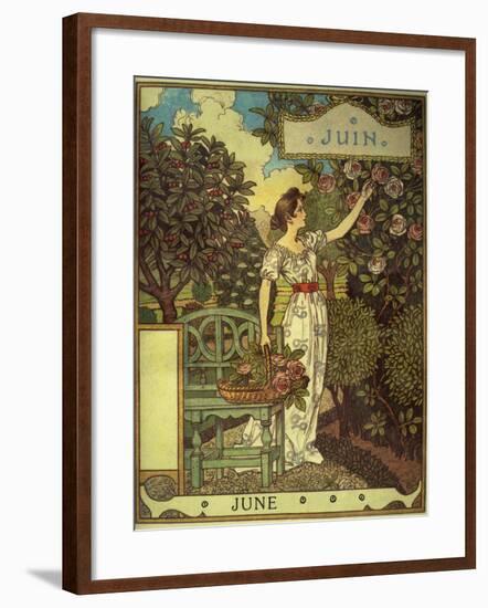 June-Eugene Grasset-Framed Giclee Print