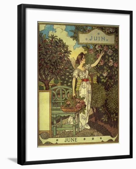 June-Eugene Grasset-Framed Giclee Print