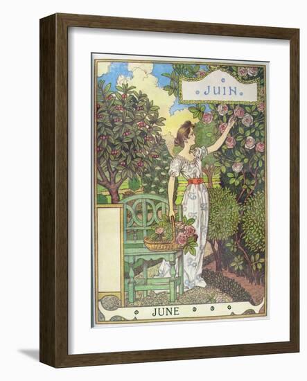 June-Eugene Grasset-Framed Giclee Print