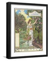 June-Eugene Grasset-Framed Giclee Print