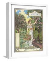 June-Eugene Grasset-Framed Giclee Print