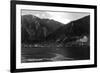 Juneau, Alaska - Panoramic View of Town from Water-Lantern Press-Framed Premium Giclee Print